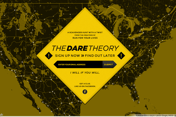The Dare Theory website preview